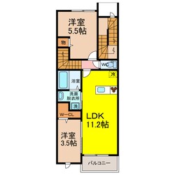 プレミアム県庁前の物件間取画像